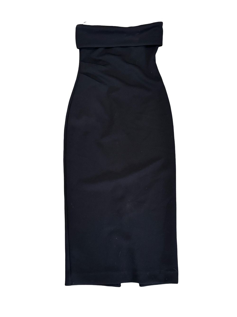 Aritzia Babaton Black Strapless Pencil Midi Skirt NWOT